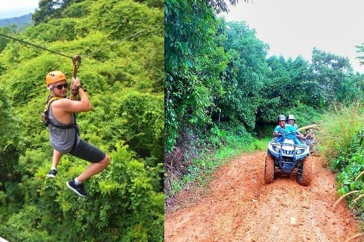 Seaview Zipline & ATV Koh Samui: 9-Platform Zipline + 2-Hour ATV Safari