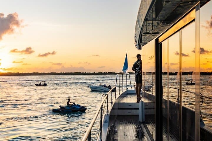 Gold Seahorse Sunset Cruise in Spanish Water, Curaçao — Luxury Catamaran Party photo 6