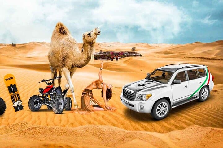 Half-Day Qatar Desert Safari: Dune Bashing, Sandboarding & Camel Ride photo 3