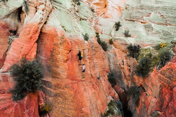 East Zion Elk Heart Cliffs Via Ferrata: 700-Foot Iron Ladder, Rappelling & Slot Canyoneering photo 2
