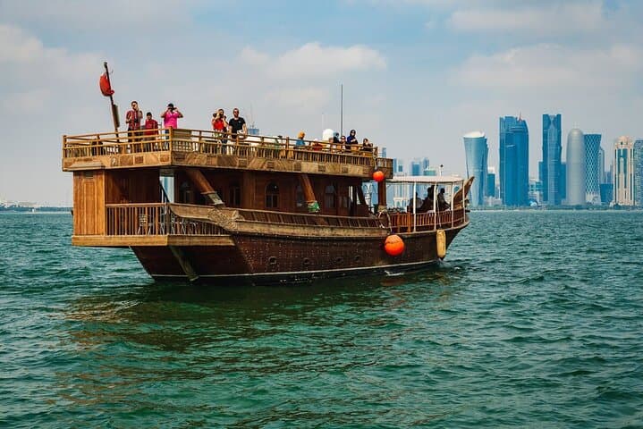 Private Dhow Cruise in Doha: Sunset Skyline & Corniche Experience