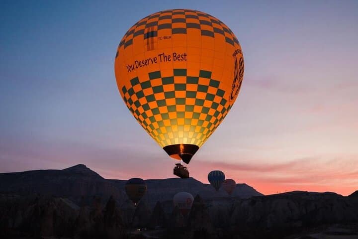 Sunrise Hot Air Balloon Flight Over Göreme with Champagne & Breakfast