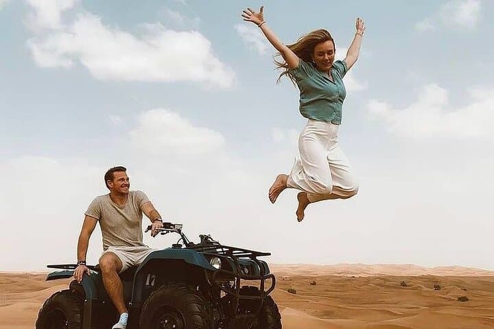 Dubai Desert Quad Bike Adventure: Guided ATV Ride & Camel Farm Visit photo 5