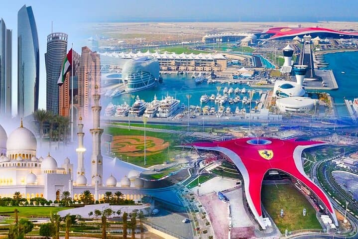 Dubai to Abu Dhabi: City Sights and Ferrari World Ticket
