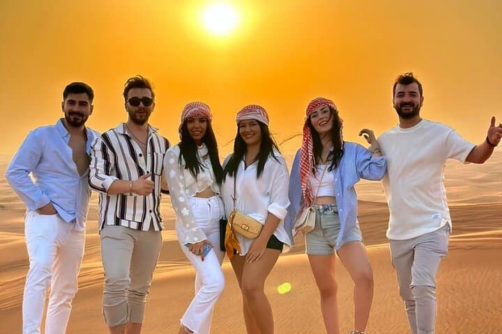 Dubai Desert Safari: Dune Bashing, Camel Ride & Sandboarding with Evening BBQ photo 3
