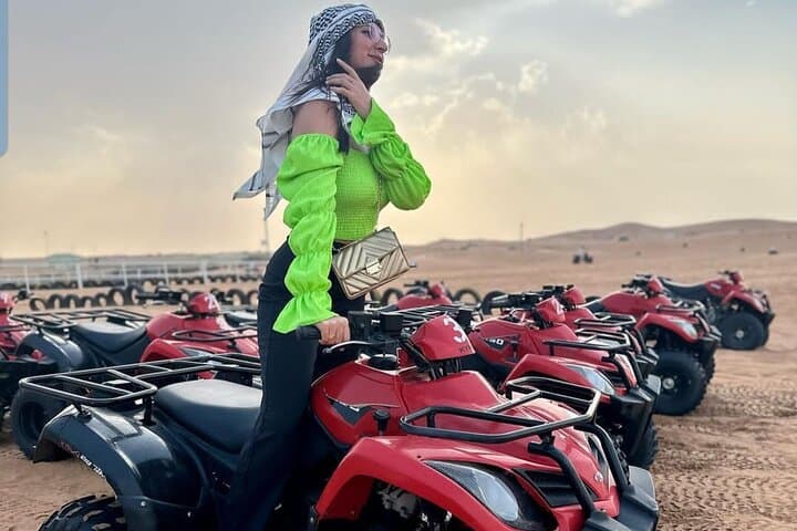 Dubai Desert Safari: Dune Bashing, Camel Ride & Sandboarding with Evening BBQ photo 6