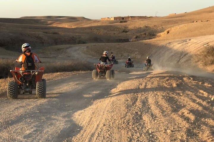 Agafay Desert Quad & Camel Sunset with Traditional Moroccan Dinner