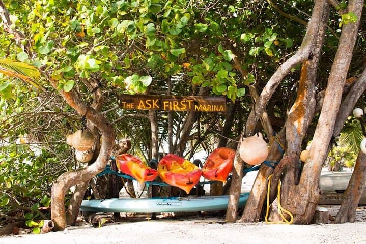 Private Clothing-Optional Beach Day Pass in Xcalak — Kayak, SUP & Snorkel the Caribbean photo 5