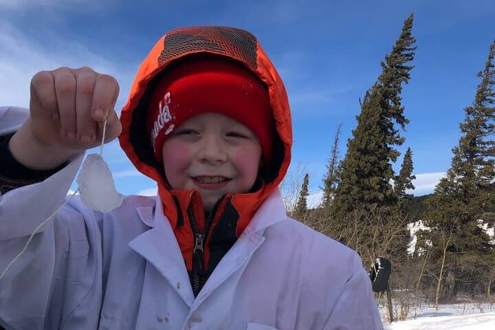 Star Creek Falls Ice Walk: Family Science Hike in Crowsnest Pass photo 2