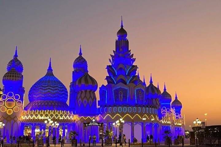 Dubai Miracle Garden & Global Village: Evening Flowers, Cultural Pavilions and Easy Transit