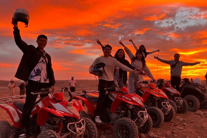 Agafay Desert Sunset Quad Bike & Camel Ride with Berber Dinner Show from Marrakech photo 4