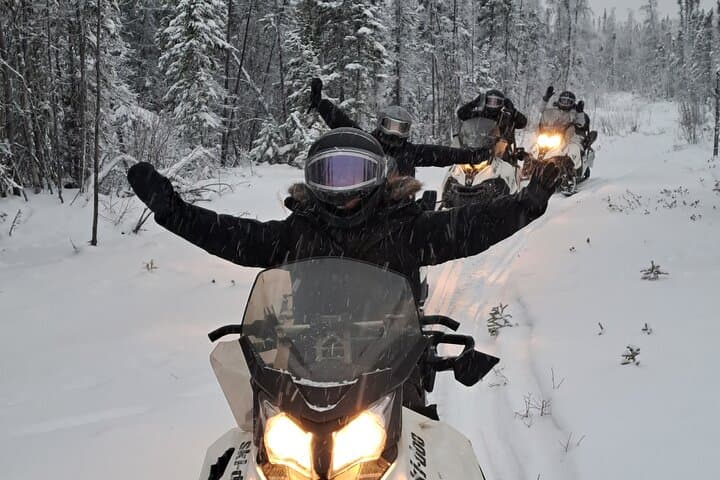 Explore Yellowknife’s Arctic Wilds on a Guided Snowmobile Adventure photo 2