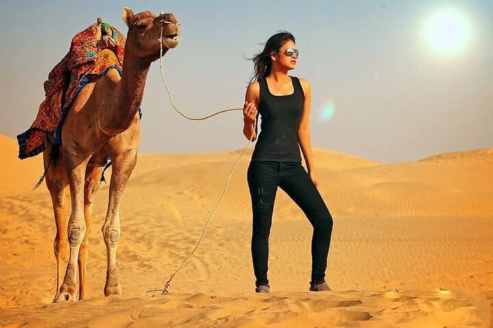 Morning Red Dunes Desert Safari & Short Camel Ride from Dubai
