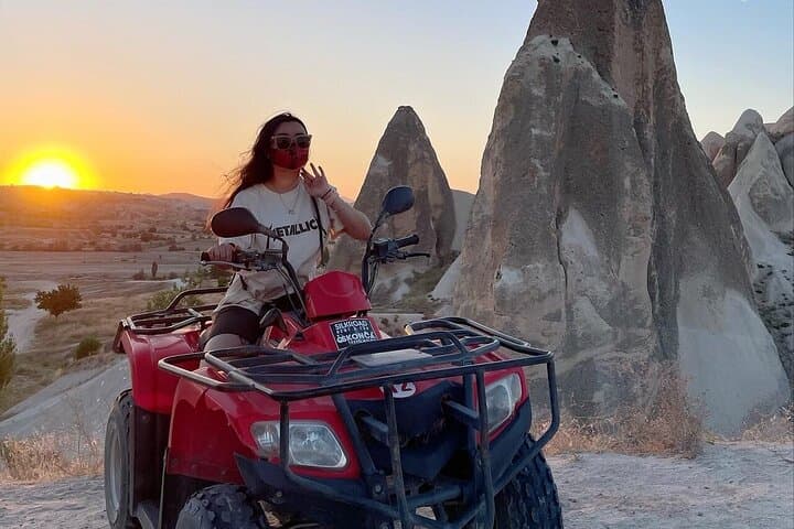 Cappadocia ATV Sunrise & Sunset: 2-Hour Quad Safari Through Fairy Chimneys photo 2