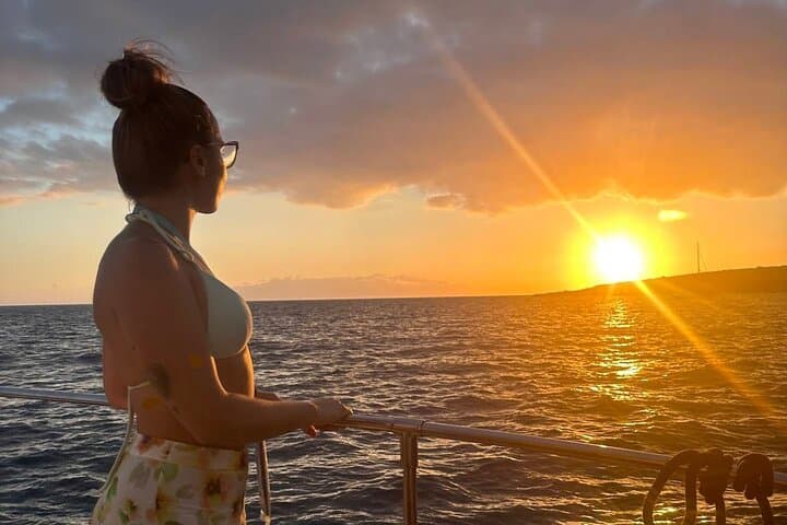 Tenerife Sunset Catamaran: Sunset Sailing with Dolphins, Wine and Tapas