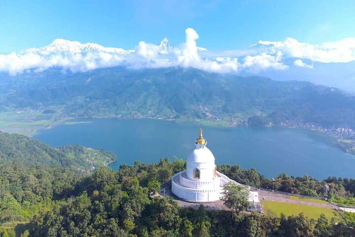 Easy Hike to World Peace Stupa: Phewa Lake Views in Pokhara photo 1