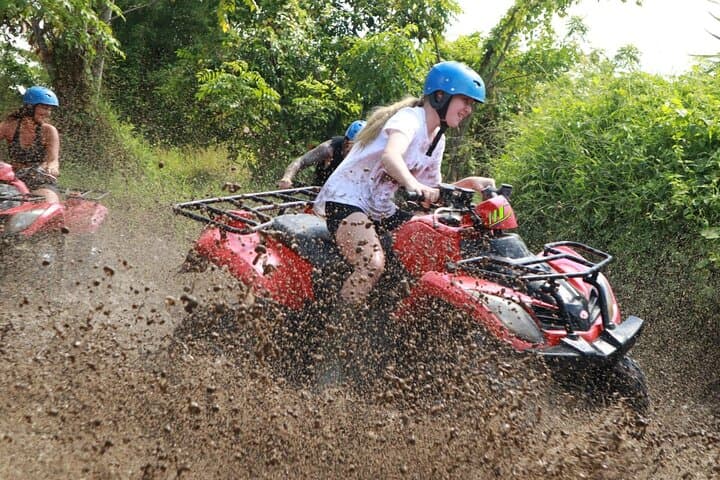 Ubud ATV Adventure: 250cc Quad Ride Through Rice Fields & Waterfall Tracks
