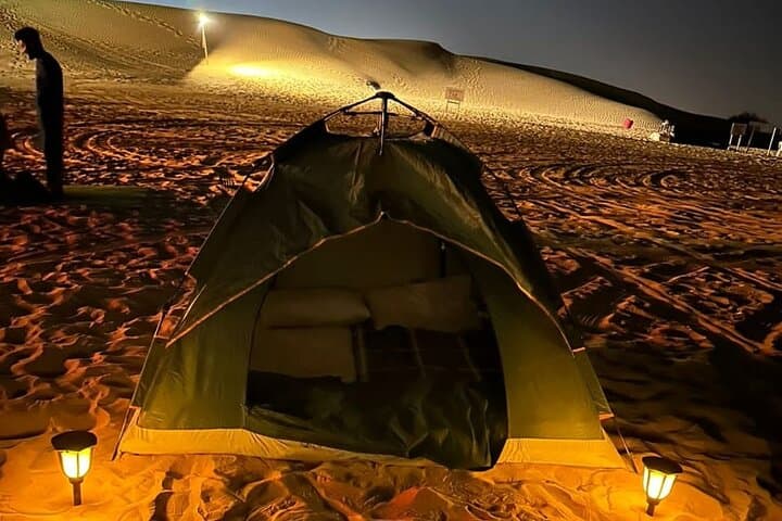 Overnight Desert Safari Dubai: Red Dunes, BBQ & Bedouin Camp Experience photo 2