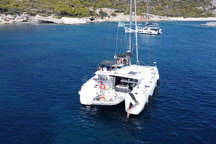 Mykonos Semi-Private Catamaran Cruise to Delos & Rhenia — 8-Hour Day Sail photo 5
