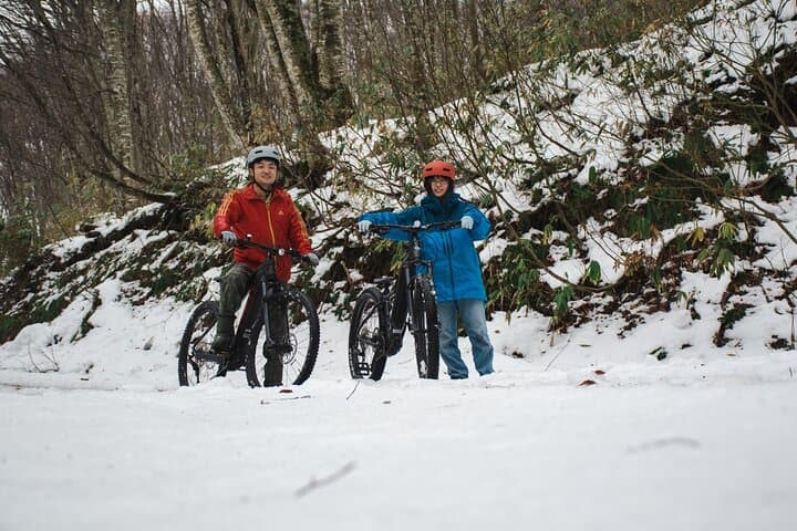 Snowbike Tour in Tazawako: Ride a Snow Bike Around Lake Tazawa
