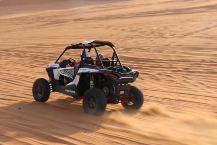 Dubai Desert Safari: 1-Seater Buggy, Dune Bashing, Camel Ride & Sunset BBQ photo 4