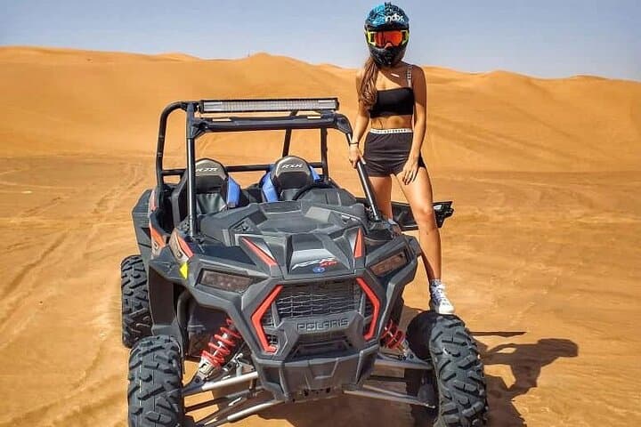 Dubai Desert Safari: 1-Seater Buggy, Dune Bashing, Camel Ride & Sunset BBQ photo 5