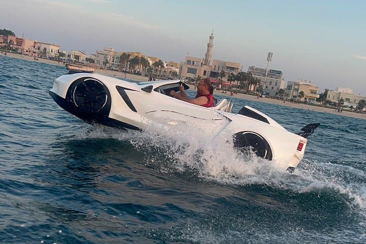 Private Jet Car Ride in Dubai — High-Speed Coastline Tour with Burj Al Arab Views photo 3