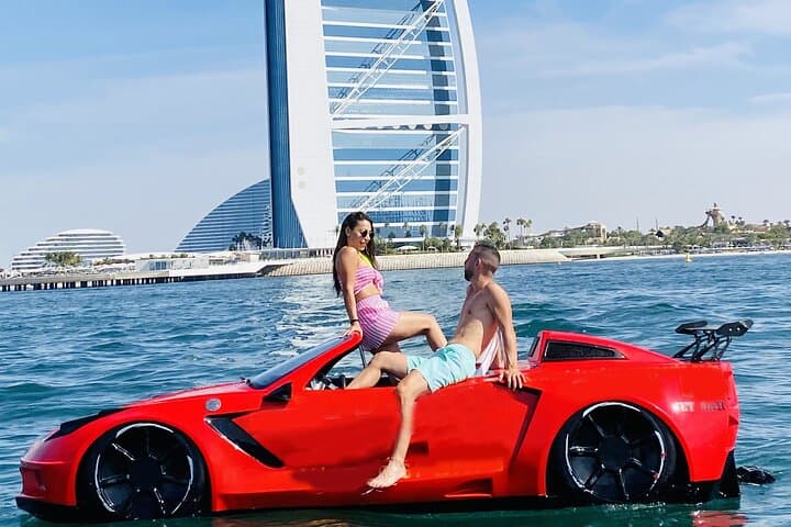 Private Jet Car Ride in Dubai — High-Speed Coastline Tour with Burj Al Arab Views photo 4