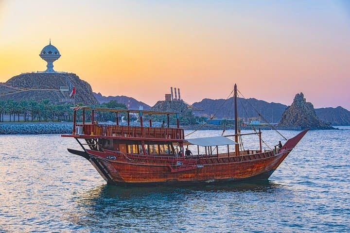 Omani Dhow Coastal Sunset Cruise in Muscat — Traditional Sailing, Palaces & Fort Views photo 1