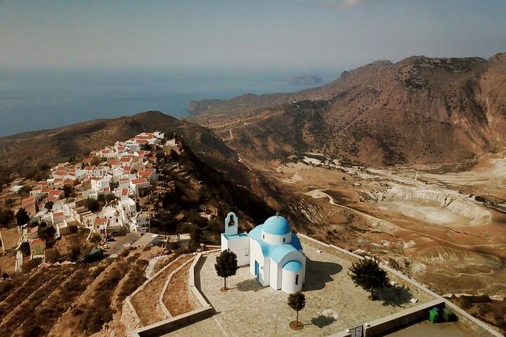 Nisyros Volcano Day Trip from Kos: Crater Walk, Mandraki & Panagia Spiliani