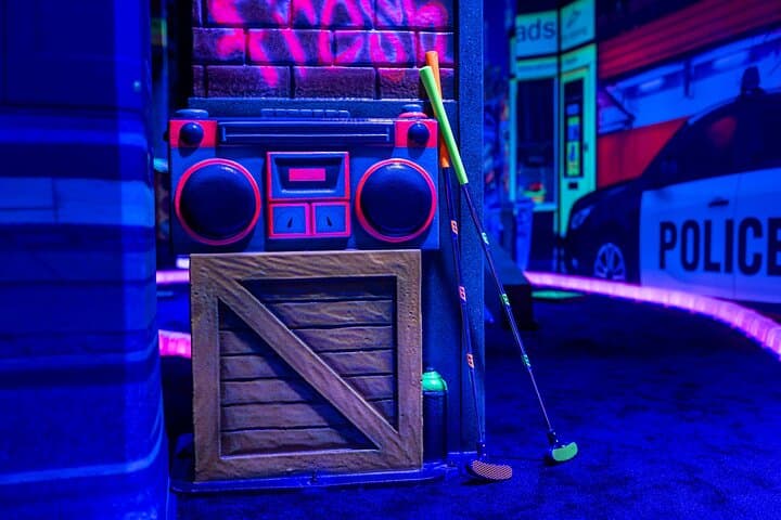 Glow-in-the-Dark Mini Golf in Maribor: Neon Family Fun for All Ages
