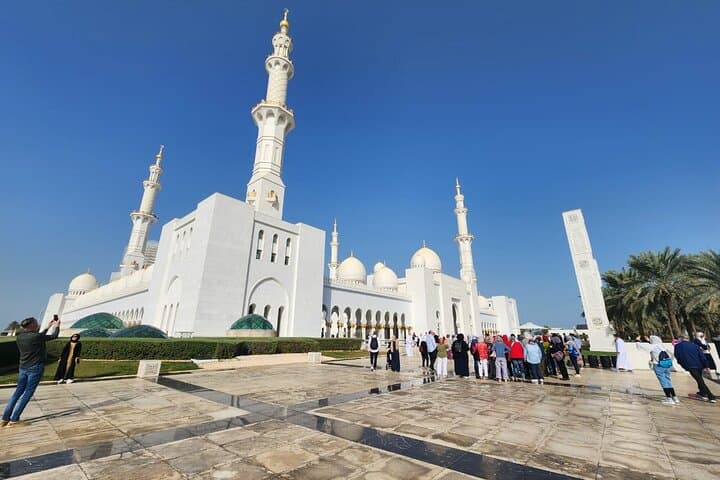 Abu Dhabi Full-Day Tour from Dubai: Sheikh Zayed Mosque, Emirates Palace & Heritage Village photo 1