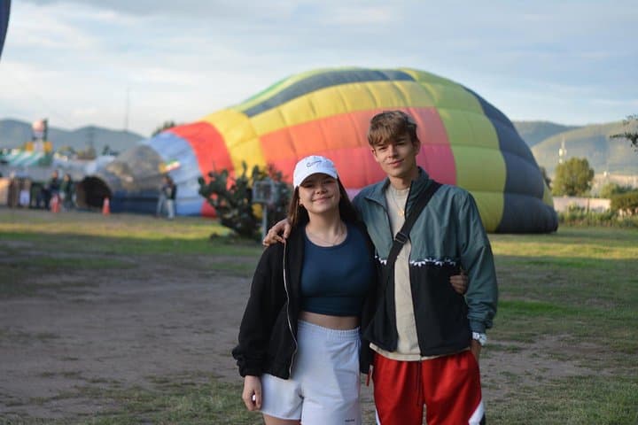 Teotihuacan Hot Air Balloon Over the Pyramids with Cave Breakfast and CDMX Round Trip photo 2