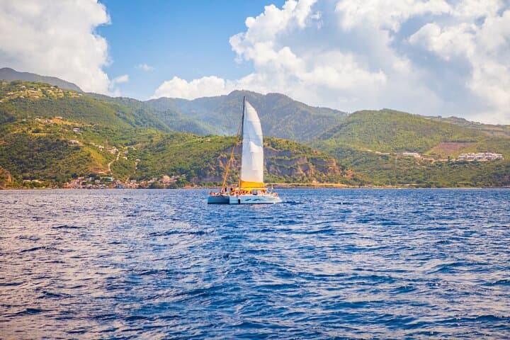 Private Catamaran Snorkel & Dive Day from Grande Anse d'Arlet, Martinique