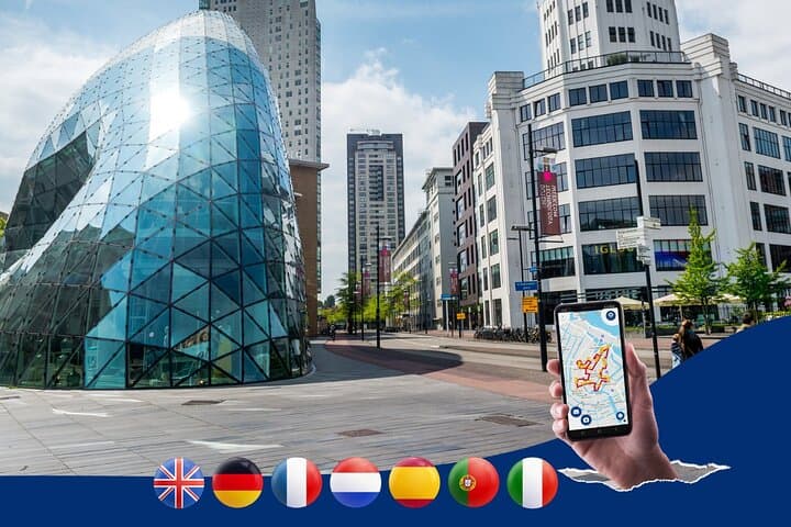 Eindhoven Self-Guided City Walk with Audio Guide in 7 Languages