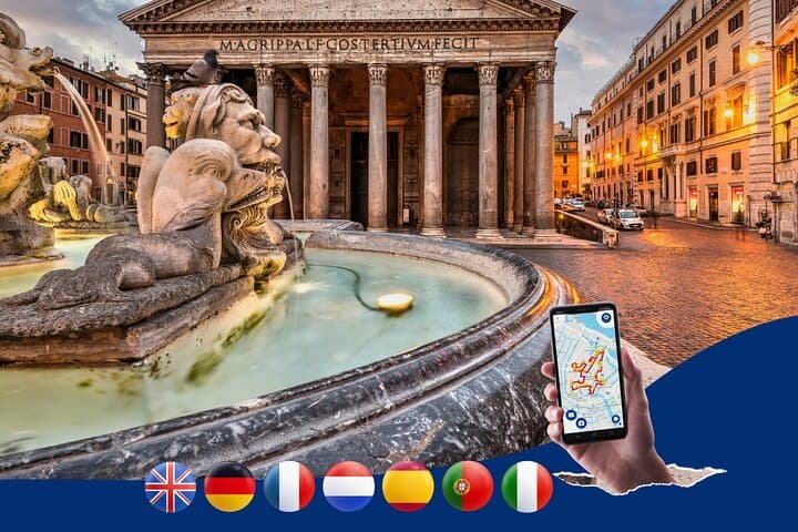 Rome Center Audio Walk: Self-Guided City Tour in 7 Languages