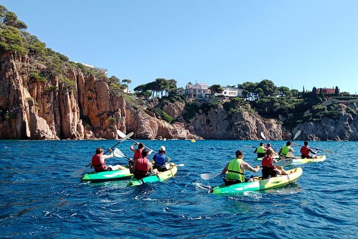 Costa Brava Kayak & Snorkel Adventure from Sant Feliu de Guíxols photo 1