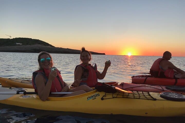 Sunset Kayaking in Ibiza: Caves, Cliffs & Snorkel at Dusk photo 6