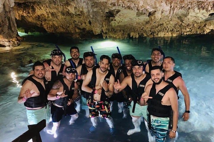 Yal-Kú Cove & Cenote Adventure — Snorkel, Zipline and Jungle Cavern Tour photo 1