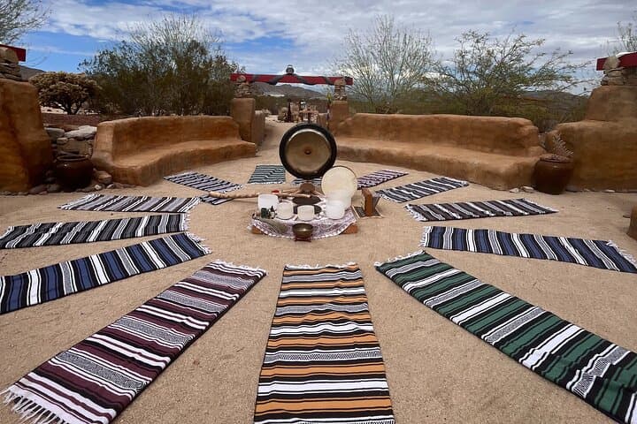 Joshua Tree Desert Nature Walk: Cacao Ceremony & Soundbath at Indian Cove