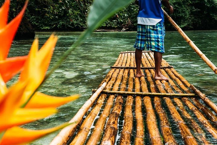 Bamboo Rafting and Limestone Foot Massage on the Great River, Montego Bay photo 1