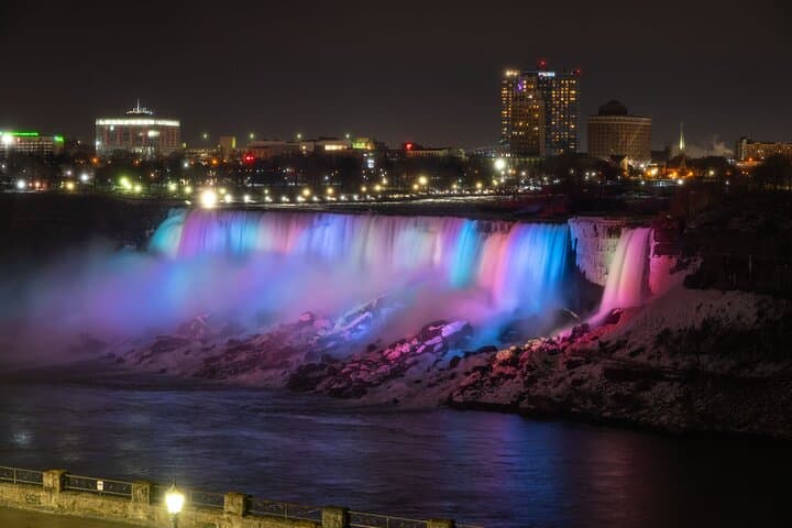 niagara-falls-evening-tour-hornblower-boat-journey-behind-falls-dinner-fireworks photo 4
