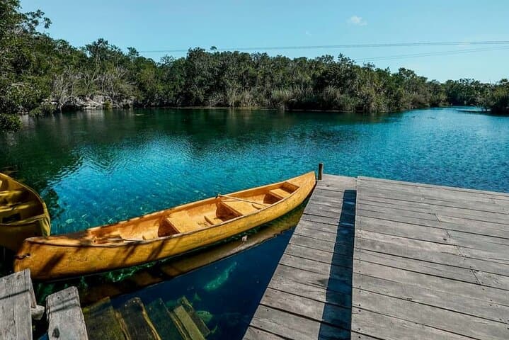 Half-Day Tankah Jungle Adventure: Zip Lines, Cenotes & Canoe from Tulum