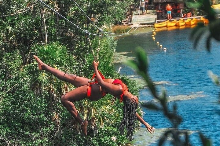 Half-Day Tankah Jungle Adventure: Zip Lines, Cenotes & Canoe from Tulum photo 5
