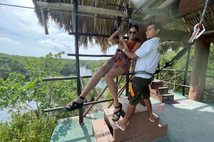 Half-Day Tankah Jungle Adventure: Zip Lines, Cenotes & Canoe from Tulum photo 6