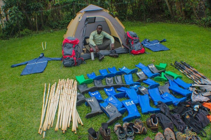 Camp at Volcano View Campsite: Overnight Camping Near Mount Bisoke in Volcanoes National Park, Rwanda photo 2