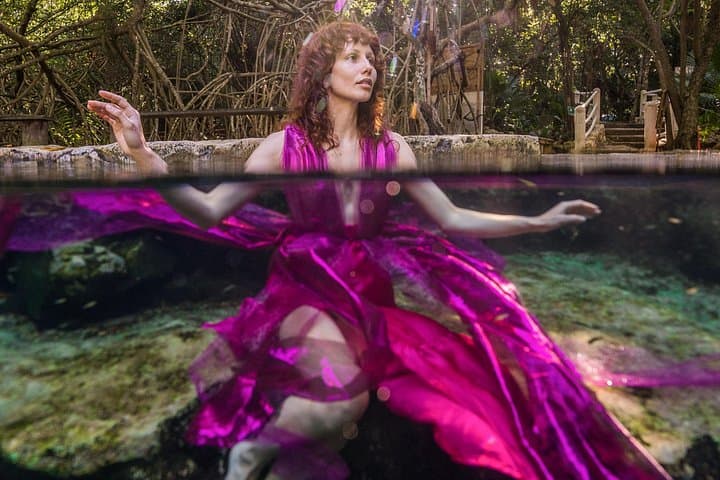 Cenote Underwater Photo Shoot — Playa del Carmen Portrait Sessions photo 5