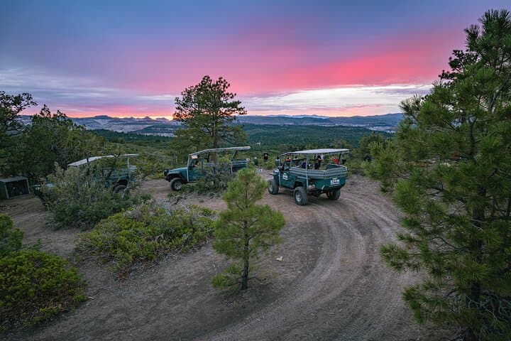 Thrill and Tranquility: Exploring Zion National Park’s Sunset from a Jeep photo 2
