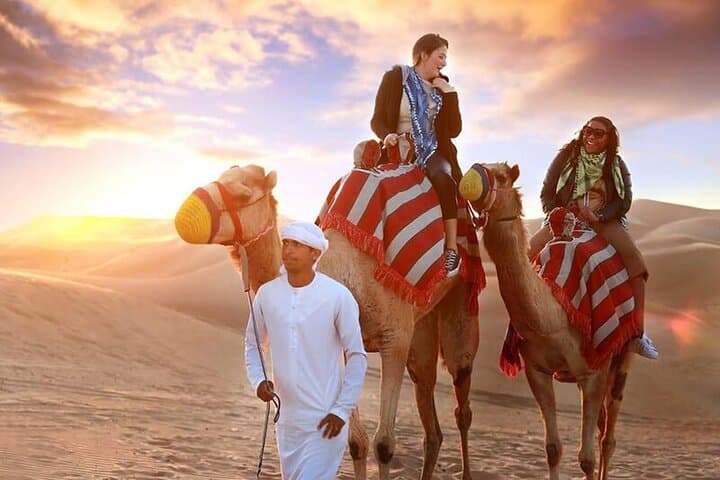 Private Lahbab Red Dunes Desert Safari in Dubai with BBQ Dinner & Camel Ride photo 3