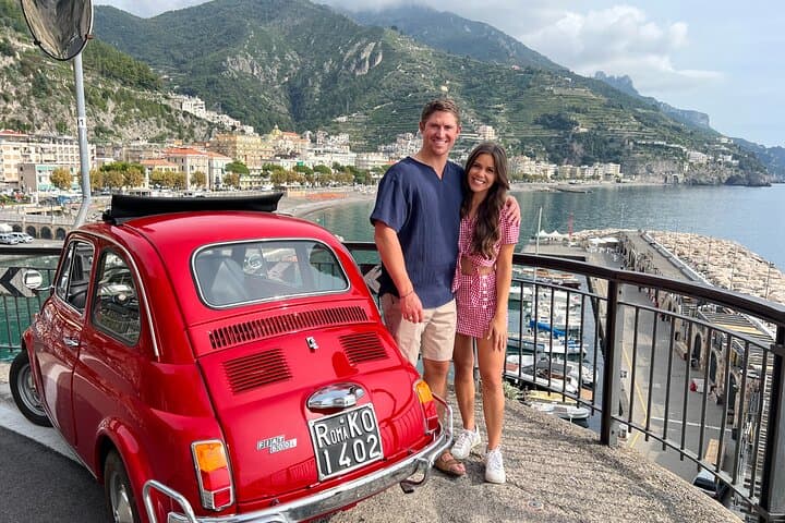 Drive the Amalfi Coast in a Vintage Fiat 500 — Private Tour from Salerno to Amalfi